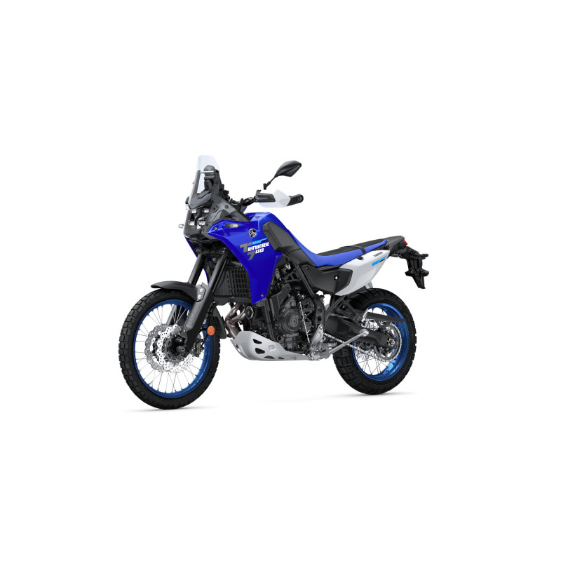 Support Porte-gobelet Pour Yamaha Tenere 700 2019-2025 - CNC Aluminium - Pivot 360° - Bleu