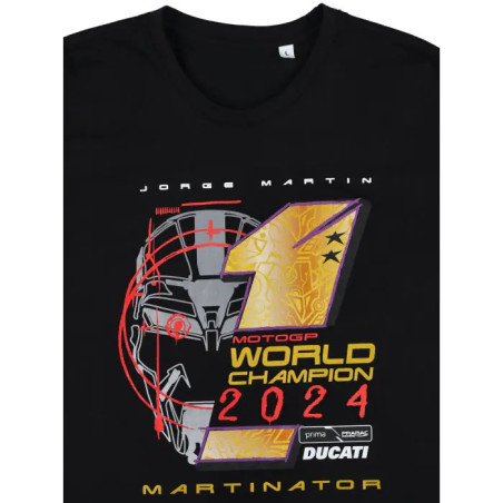 T-SHIRT JORGE MARTIN CHAMPION MOTOGP 2024