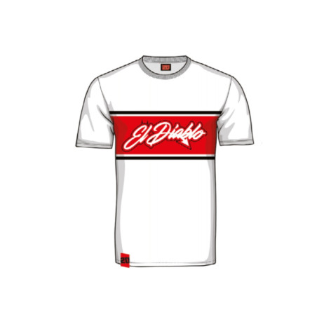 T-SHIRT FABIO QUARTARARO 20 INSERT HOMME BLANC / ROUGE 2025