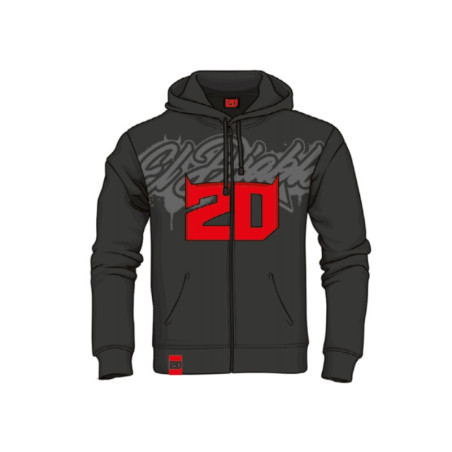 SWEAT FABIO QUARTARARO 20 HOMME NOIR 2025
