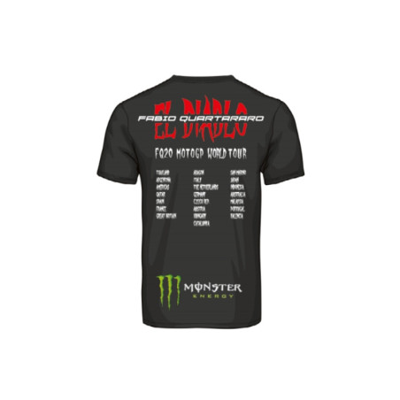 T-SHIRT FABIO QUARTARARO 20 MONSTER WORLD TOUR HOMME 2025