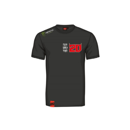 T-SHIRT FABIO QUARTARARO 20 MONSTER WORLD TOUR HOMME 2025