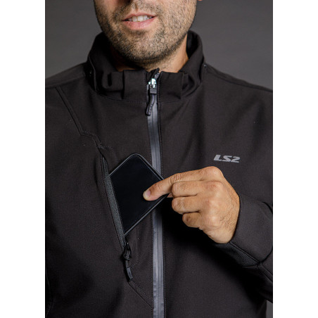 VESTE MOTO LS2 BOLTON HOMME NOIR