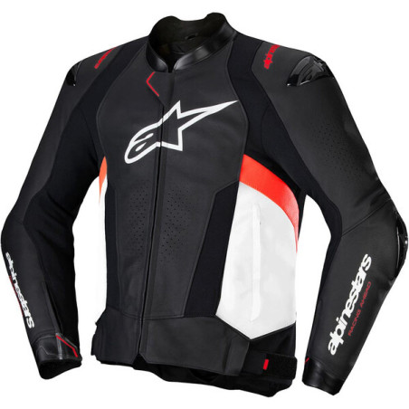 BLOUSON ALPINESTARS MISSILE V3 HOMME NOIR / BLANC / ROUGE FLUO