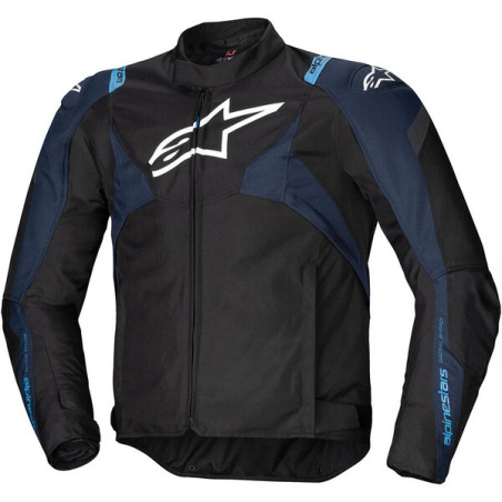 BLOUSON ALPINESTARS T-JAWS V4 WATERPROOF HOMME NOIR / BLEU FONCE