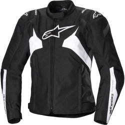 BLOUSON ALPINESTARS MOTO STELLA T-JAWS V4 WATERPROOF FEMME NOIR / BLANC