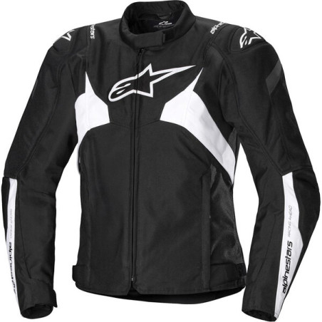 BLOUSON ALPINESTARS MOTO STELLA T-JAWS V4 WATERPROOF FEMME NOIR / BLANC