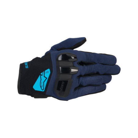 GANTS ALPINESTARS CHROME V2 HOMME NOIR / BLEU OCEAN