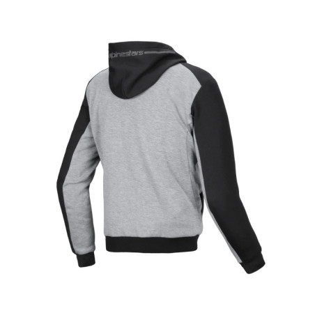 SWEAT MOTO ALPINESTARS CHROME V2 HOMME NOIR / GRIS / TURQUOISE