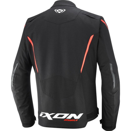 BLOUSON IXON STRIKER 2 HOMME NOIR / BLANC / ROUGE