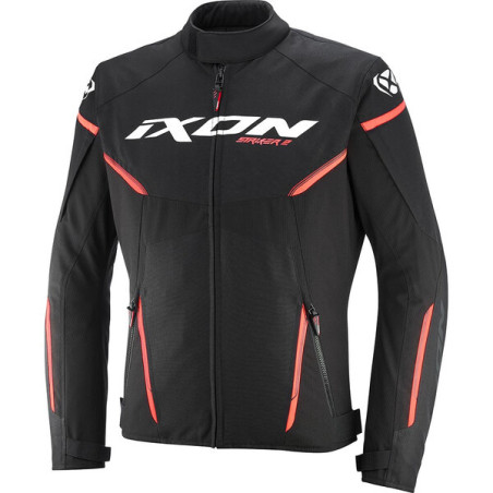 BLOUSON IXON STRIKER 2 HOMME NOIR / BLANC / ROUGE