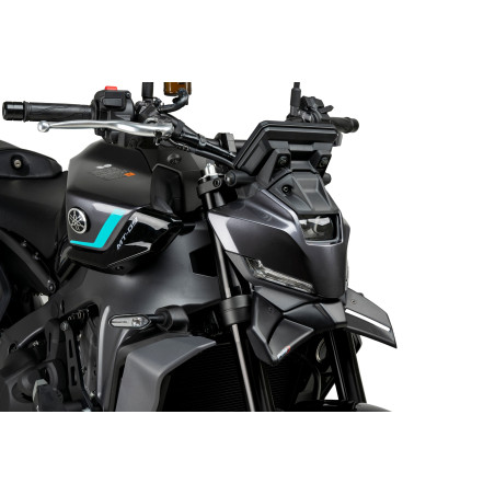 AILERONS PUIG DOWNFORCE FRONTAUX YAMAHA MT09 / SP / Y-AMT NOIR MAT