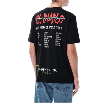 T-SHIRT FABIO QUARTARARO 20 MONSTER WORLD TOUR HOMME 2025