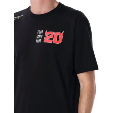 T-SHIRT FABIO QUARTARARO 20 MONSTER WORLD TOUR HOMME 2025