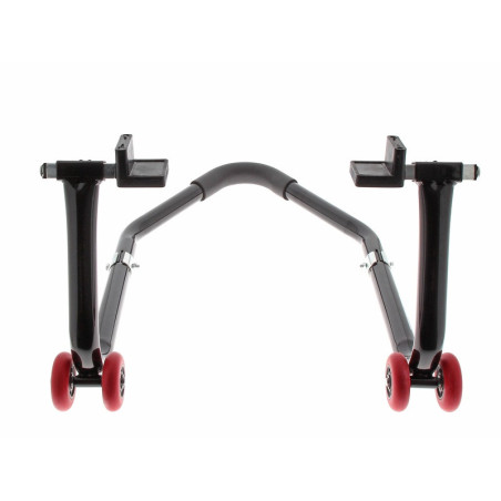 BEQUILLE DE STAND ARRIERE UNIVERSELLE NOIR BIHR SUPPORT EN L