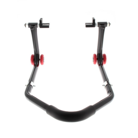 BEQUILLE DE STAND ARRIERE UNIVERSELLE NOIR BIHR SUPPORT EN L