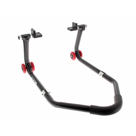 BEQUILLE DE STAND ARRIERE UNIVERSELLE NOIR BIHR SUPPORT EN L