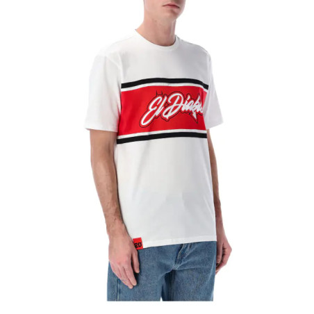 T-SHIRT FABIO QUARTARARO 20 INSERT HOMME BLANC 2025