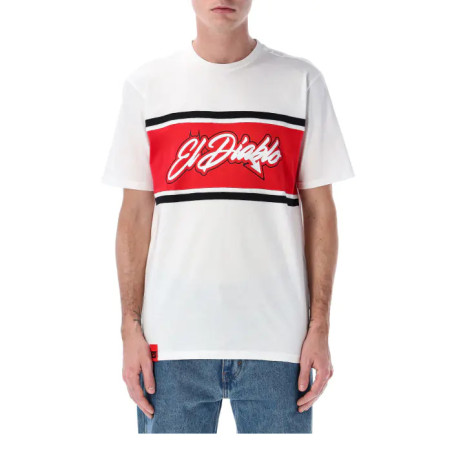 T-SHIRT FABIO QUARTARARO 20 INSERT HOMME BLANC 2025