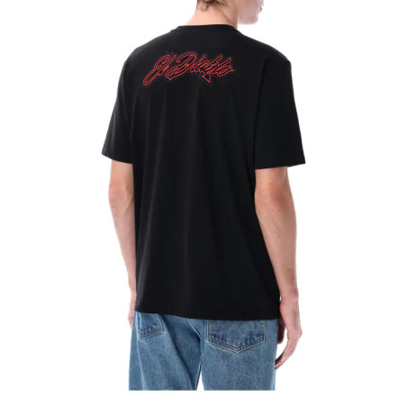 T-SHIRT FABIO QUARTARARO 20 OUTLINE HOMME NOIR 2025