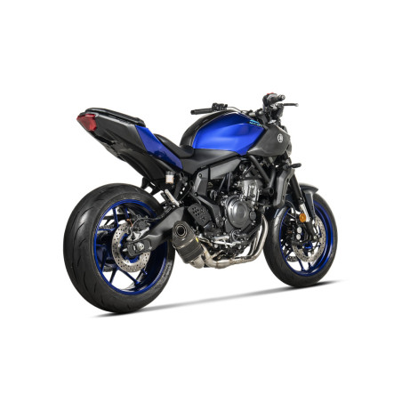 LIGNE AKRAPOVIC CARBONE - YAMAHA MT07 2025 -