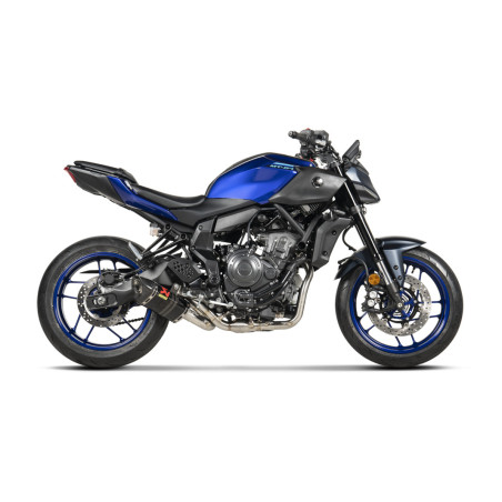LIGNE AKRAPOVIC CARBONE - YAMAHA MT07 2025 -