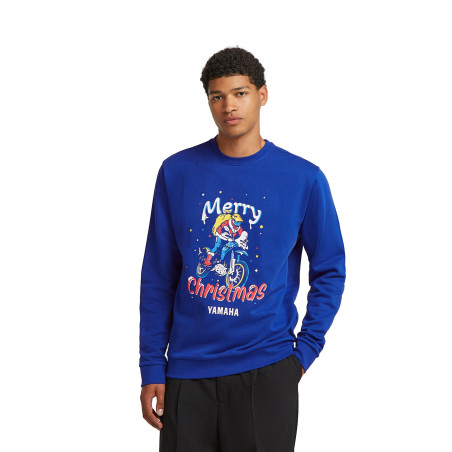 PULL DE NOEL YAMAHA PADDOCK BLEU UNISEXE