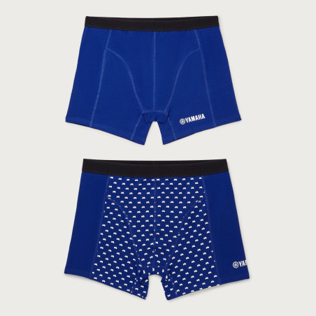 PACK 2 BOXERS YAMAHA PADDOCK BLEU 2026 HOMME