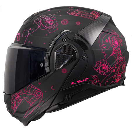 CASQUE LS2 FF910 ADVANT II SOPHIA NOIR / ROSE