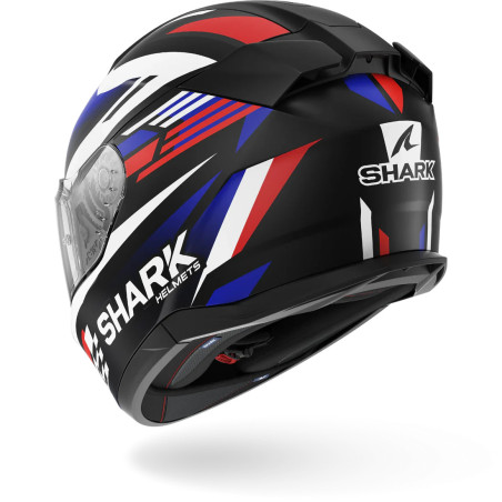 CASQUE SHARK D-SKWAL 3 FIRSTLAP MAT NOIR BLEU ROUGE