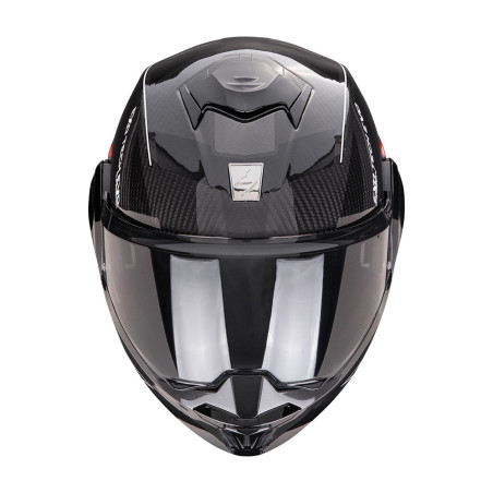 CASQUE SCORPION EXO-TECH EVO CARBON CAD NOIR/ROUGE