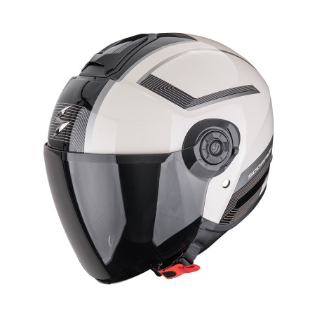 CASQUE SCORPION EXO-CITY II COSMOS CREME NOIR