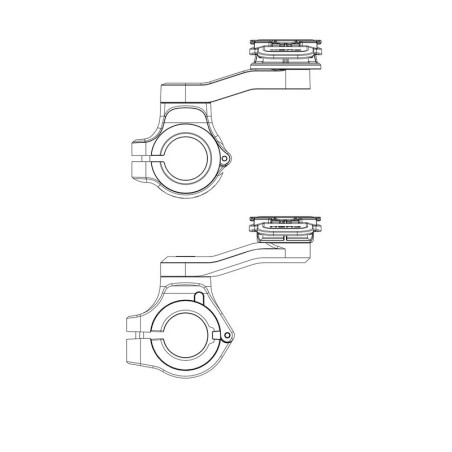 SUPPORT SMARTPHONE MOTO QUAD LOCK - FIXATION GUIDON