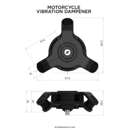 AMORTISSEUR DE VIBRATIONS QUAD LOCK