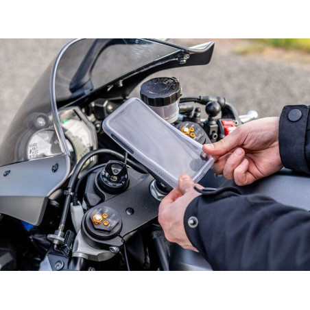 SUPPORT DE SMARTPHONE MOTO QUAD LOCK - SUPPORT COLONNE DE DIRECTION PRO