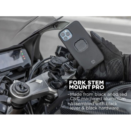 SUPPORT DE SMARTPHONE MOTO QUAD LOCK - SUPPORT COLONNE DE DIRECTION PRO