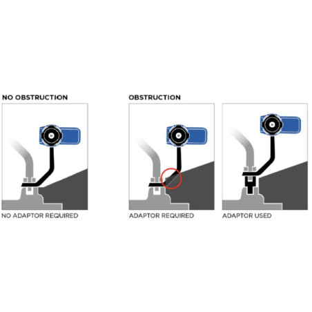 SUPPORT DE SMARTPHONE QUAD LOCK MOTO / SCOOTER - FIXATION RETROVISEUR