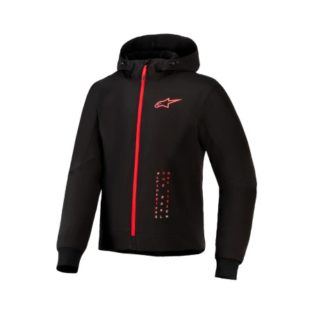 SWEAT ALPINESTARS RADIUM TECH HOMME NOIR / ROUGE VIF