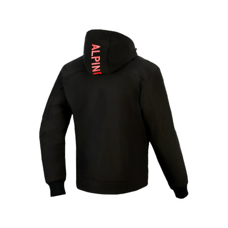 SWEAT ALPINESTARS RADIUM TECH HOMME NOIR / ROUGE VIF