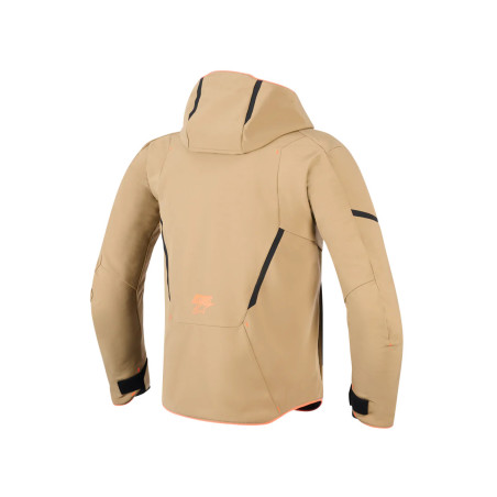BLOUSON ALPINESTARS AEROSHELL WP KAKI / NOIR / ORANGE FLUO