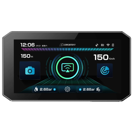 CARPLAY MOTO COKIMA CK-3 PLUS AVEC DASHCAM