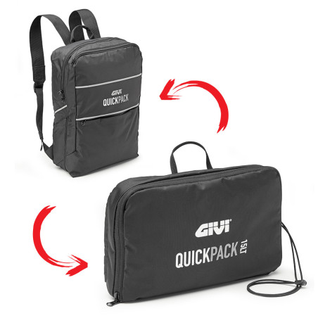 SAC A DOS TRANSFORMABLE 15L GIVI QUICKPACK T521