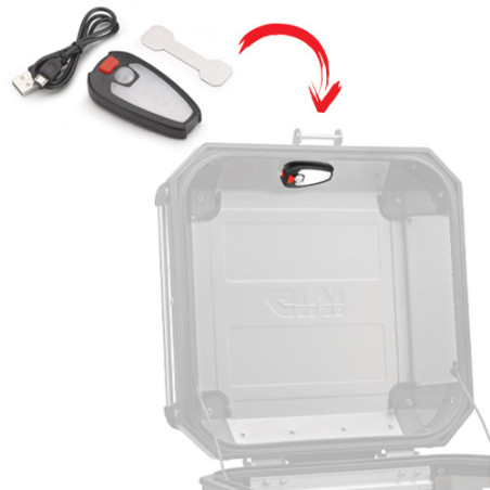 LAMPE DE COURTOISIE INTERNE TOP CASE / VALISES GIVI E198B