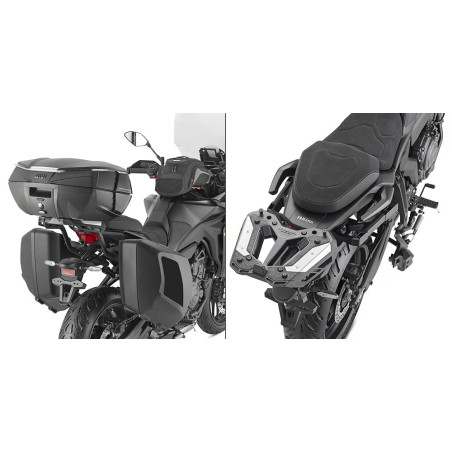 SUPPORT SPECIFIQUE POUR TOP CASE GIVI SR2179 ALUMINIUM NOIR YAMAHA TRACER 7 GT 2025