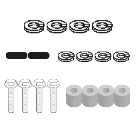 KIT GIVI POUR MONTAGE SUPPORT AVEC VALISES YAMAHA TRACER 700 / TRACER 7