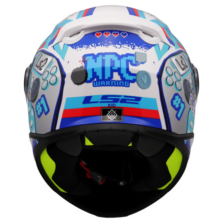 CASQUE LS2 ENFANT FF812 NEXT LEVEL BLANC / BLEU / ROUGE