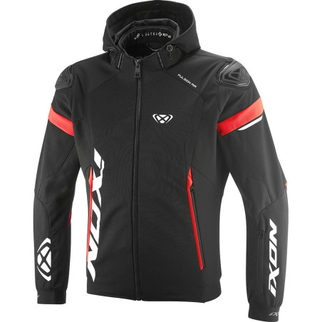 BLOUSON IXON PULSION AIR NOIR/BLANC/ROUGE VIF
