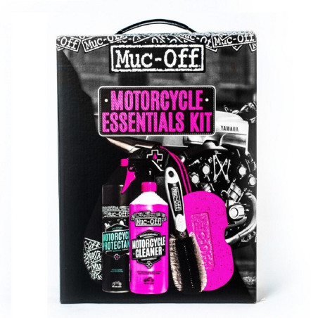 KIT ENTRETIEN MOTO - ESSENTIALS MUC-OFF