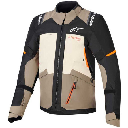 VESTE ALPINESTARS ANDES V4 DRYSTAR NOIR MARRON BEIGE