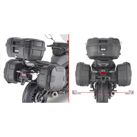 SUPPORTS VALISES GIVI MONOKEY YAMAHA TRACER 7 2020 - 2024